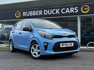 Used Kia Picanto 66 HP (48 kW) 2018 Blue Hatchback