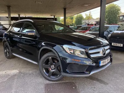 Used Mercedes GLA200 AMG line 136 HP (100 kW) 2016 Black SUV