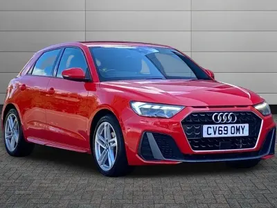 Used Audi A1 Sportback S-Line 114 HP (83 kW) 2019 Red Hatchback