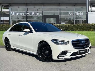Used Mercedes S500L AMG line 429 HP (315 kW) 2021 Silver Sedan