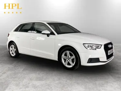 Used Audi A3 Sportback Design 116 HP (85 kW) 2019 White Hatchback