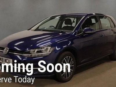 Used VW Golf VII SE 110 HP (80 kW) 2018 Blue Hatchback