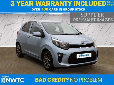 Used Kia Picanto 66 HP (48 kW) 2019 Blue Hatchback