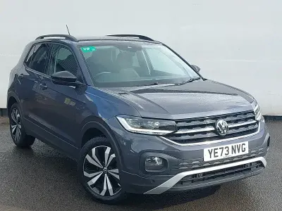Begagnad VW T-Cross Black Edition 110 HK (80 kW) 2024 Grå SUV