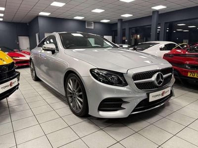 Used Mercedes E220 AMG line 194 HP (142 kW) 2019 Silver Coupe