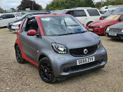 Used Smart ForTwo Cabrio Premium 71 HP (52 kW) 2016 Grey Cabriolet