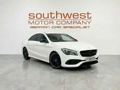 Begagnad Mercedes CLA200 AMG line 2019 Vit Sedan