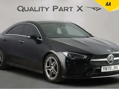 Used Mercedes CLA180 AMG line 2020 Black Sedan