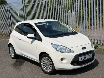 Used Ford Ka Zetec 69 HP (50 kW) 2014 White Hatchback