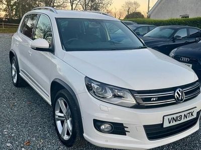 White Used 2013 VW Tiguan R-line SUV | £7,350 (Fair price)