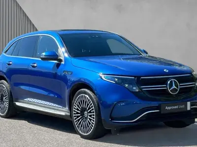 Used Mercedes EQC400 AMG Line Premium 300 kW (408 HP) 2023 Spectral blue metallic SUV