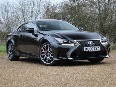 Black Used 2016 Lexus RC300h Sport Line Coupe | £18,495