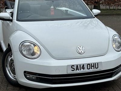 White Used 2014 VW Beetle Design Cabriolet | £10,695 (Fair price)