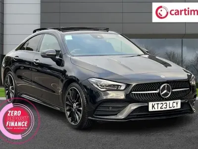 Used Mercedes CLA250e AMG Line Premium Plus 2023 Black Coupe