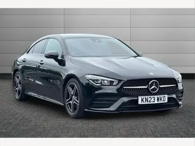 Used Mercedes CLA180 AMG Line Premium 136 HP (100 kW) 2023 Black Sedan