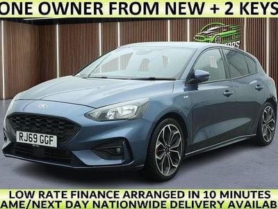 Used Ford Focus ST-Line X 125 HP (91 kW) 2019 Blue Hatchback
