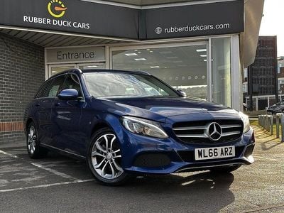 Used Mercedes C200 136 HP (100 kW) 2016 Blue Estate