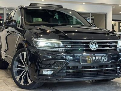 Black Used 2020 VW Tiguan R-line SUV | £21,995 (Fair price)