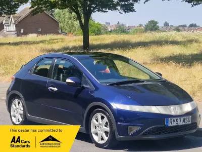 Used Honda Civic EX 138 HP (101 kW) 2008 Blue Hatchback