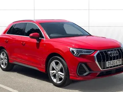 Used Audi Q3 S-Line 150 HP (110 kW) 2020 Red SUV