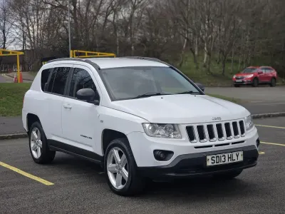 Used Jeep Compass Limited 163 HP (119 kW) 2013 White SUV
