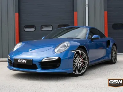 Used Porsche 991 500 HP (367 kW) 2014 Blue Coupe