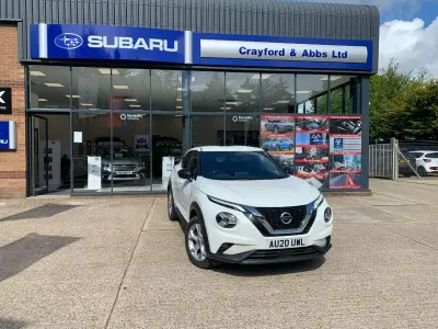 Used Nissan Juke N-Connecta 117 HP (86 kW) 2020 Arctic white SUV