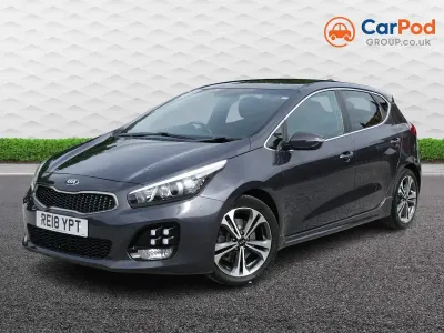 Used Kia Ceed GT-Line 134 HP (98 kW) 2018 Silver Hatchback