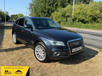 Used Audi Q5 S-line plus 230 HP (169 kW) 2016 Blue SUV