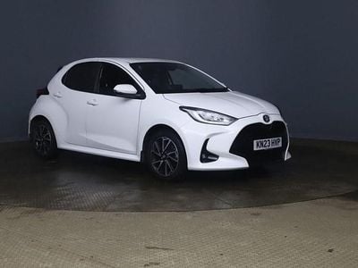 White Used 2023 Toyota Yaris Hybrid Design Hatchback | £14,999 (Good price)
