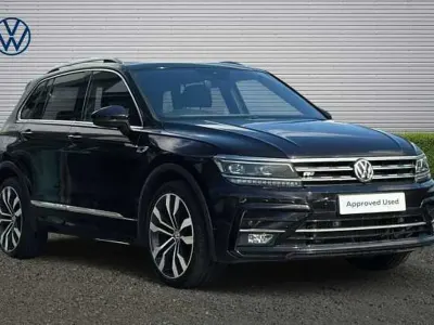Used VW Tiguan R-line 150 HP (110 kW) 2018 Black SUV