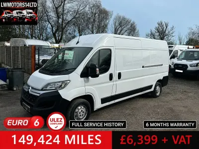 Used Citroën Relay 140 HP (102 kW) 2021 White Van