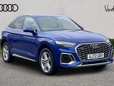 Used Audi Q5 S-Line 200 HP (147 kW) 2022 Blue SUV
