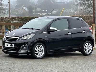 Used Peugeot 108 2015 Black Hatchback