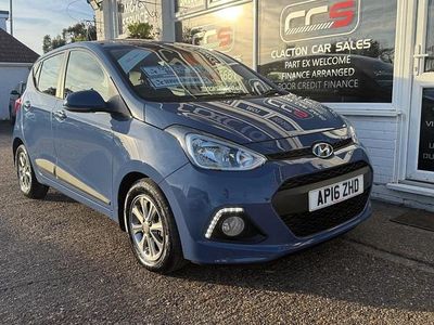 Blue Used 2016 Hyundai i10 Premium Hatchback | £6,495