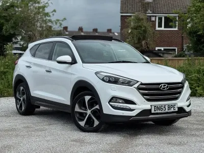 Used Hyundai Tucson Premium SE 185 HP (136 kW) 2015 White SUV