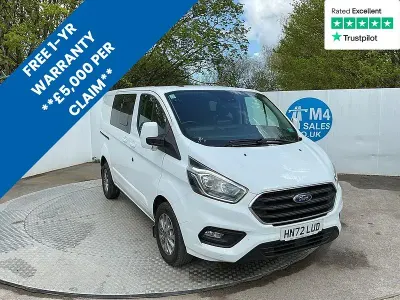 Used Ford Transit Custom Limited 170 HP (125 kW) 2022 White Van