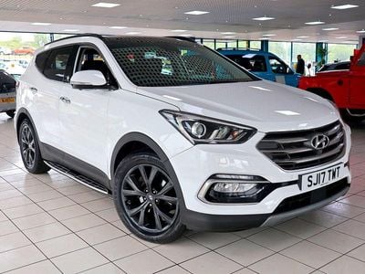 White Used 2017 Hyundai Santa Fe Edition SUV | £22,489 (Expensive)