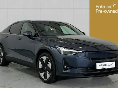 Ny Polestar 2 Long Range Single Motor 219 kW (299 HK) 2026 Svart Halvkombi