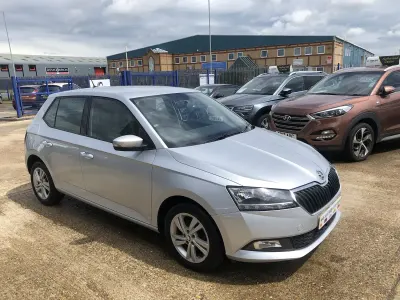 Used Skoda Fabia SE 95 HP (69 kW) 2019 Silver Hatchback