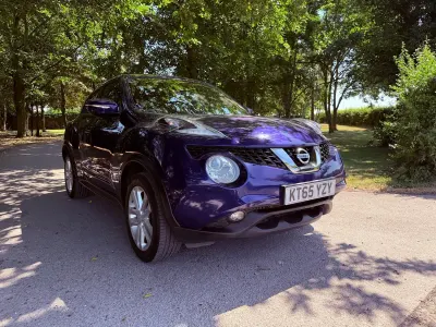 Used Nissan Juke N-Connecta 110 HP (80 kW) 2016 Blue SUV