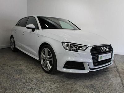 Used Audi A3 Sportback S-Line 2017 White Hatchback