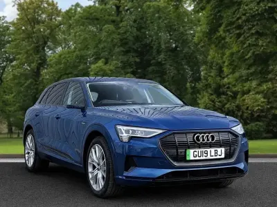 Used Audi e-tron Advanced 300 kW (408 HP) 2019 Blue SUV