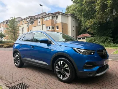 Used Vauxhall Grandland X Sport 130 HP (95 kW) 2018 Blue SUV