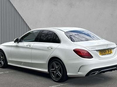Usado Mercedes C200 AMG line 160 HP (117 kW) 2020 Branco Sedan