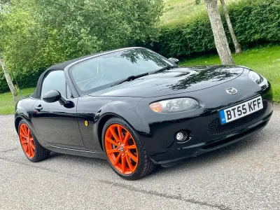 Used Mazda MX5 Inclusive 160 HP (117 kW) 2006 Brilliant black Cabriolet