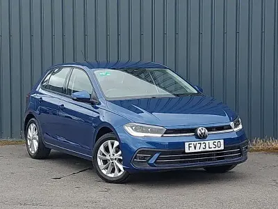 Used VW Polo Style 95 HP (69 kW) 2023 Blue Hatchback
