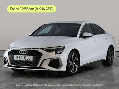 Used Audi A3 S-Line 150 HP (110 kW) 2021 White Sedan