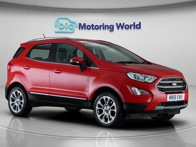 Used Ford Ecosport Titanium 125 HP (91 kW) 2018 Red SUV