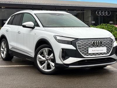 White Used 2024 Audi Q4 e-tron S-Line SUV | £34,990 (Fair price)